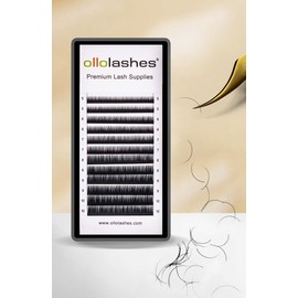 Bottom Lash Extension B/C/J Curl Mix4-10mm 0.03-0.15 thickness Black Color Super Matte Bottom Lash Extensions, Professional Supplies for Lash Techs (Bottom-J-0.07, 5-10mm)