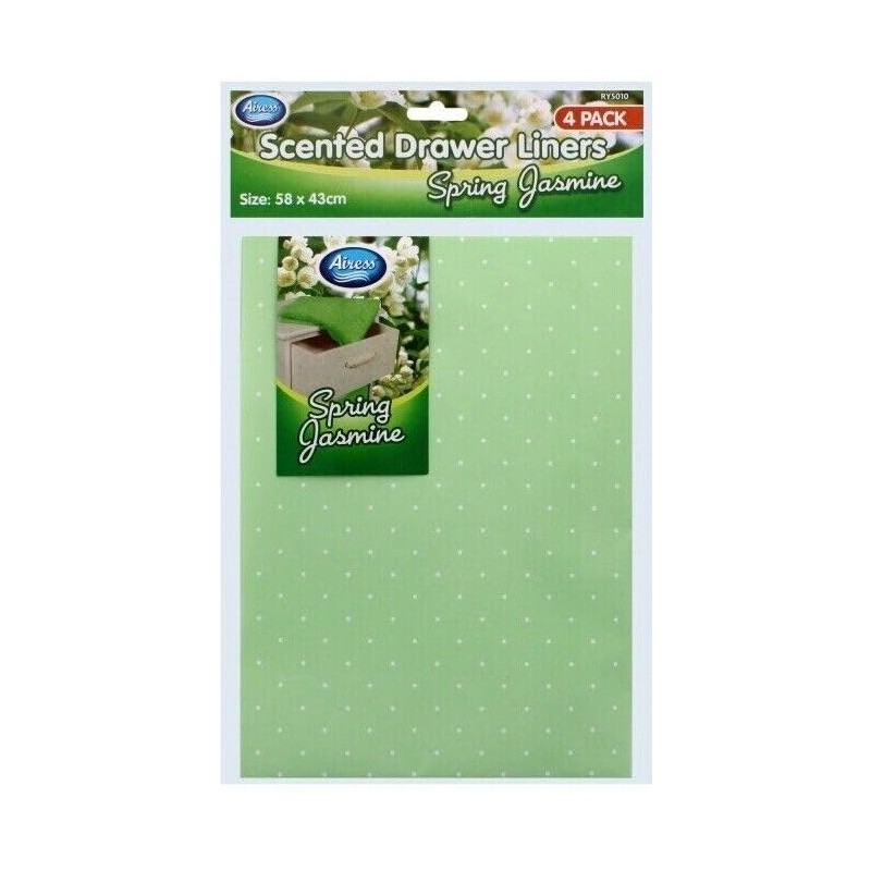 Scented Drawer Liner Sheets 4 PACK JASMINE ROSE LAVENDER OCEAN