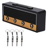 Wall Mounted Guitar Key Holder Hanger Rack Hanging Keychain Holder