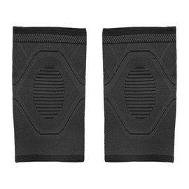 1 Pair of ZONADAH Unisex Warming Knee Pads Thermal Knee Braces Guards Protector Elastic Arthritis Knee Compression Sleeve for Skiing Cycling Dancing Runing L Black