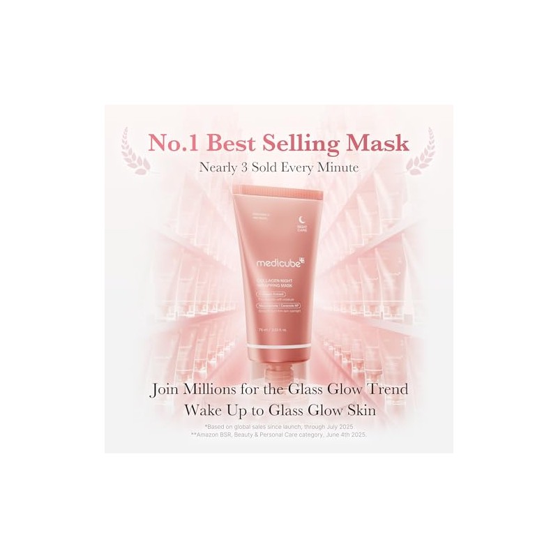 Medicube Collagen Overnight Wrapping Peel Off Facial Mask Pack -