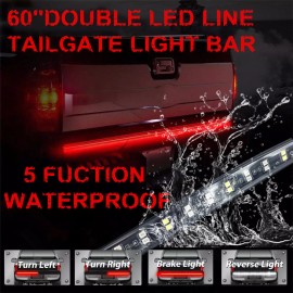 Unbranded 60" LED Tailgate Light Bar Truck Pickup Turn Signal Reverse Brake Back-Up Light