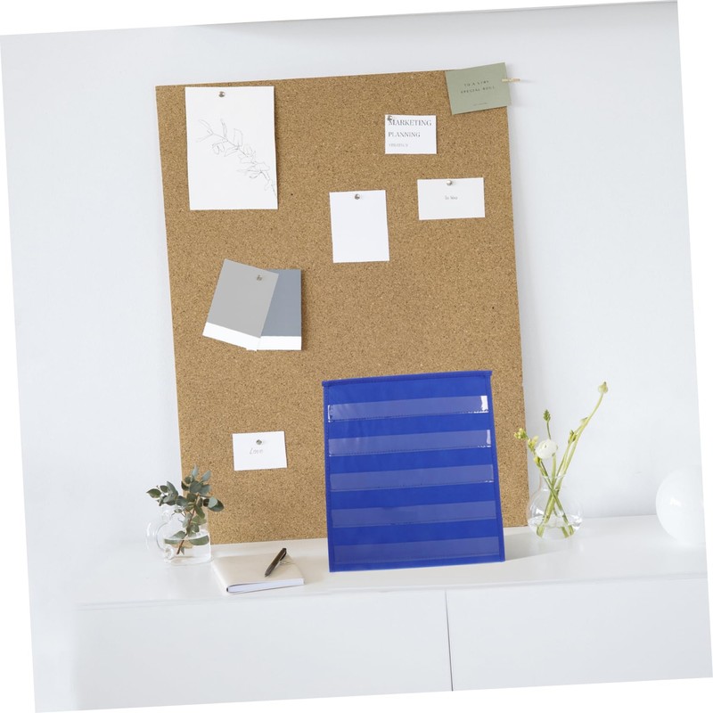 SHINEOFI Desktop Card Display Stand Tabletop Pocket Chart for Classroom