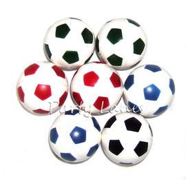 10 x Bouncy Footballs - Boys Party Bag Fillers