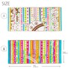 Kusuhashi Crest Weave Face Towel, Jacquard Towel, Anpanman Shimajaran, Multicolor,