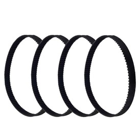 Zeelo GT2 Closed Loop Timing Belt Rubber 2GT 6mm 3D Printers Parts 400 mm Synchronous Belts Part - (4 Pc)