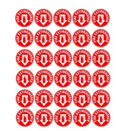 Milageto 30Pcs Stickers Signs Weatherproof Self Sticky Decals Security Stickers for School Workshop Office Boat