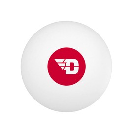 University of Dayton Flyers Logo Novelty Table Tennis Ping Pong Ball 12 Pack with Storage Bag