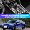 Center Console Automatic Gear Shift Panel Cover ABS Carbon Fiber