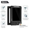 dipos I 2x Screen Protector 9H Clear Compatible with Lowrance