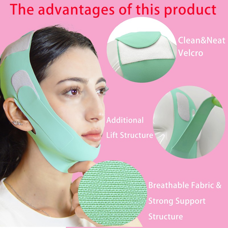 V Line Lifting Mask Chin Strap for Sleeping, Face Lifting