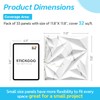 STICKGOO 33 Pack 3D Wall Panels for Interior Wall Decor,