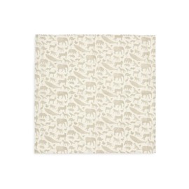 Jollein 535-851-67043 Muslin Cloths / Swaddle Set of 3 Animals Olive (70 x 70 cm)