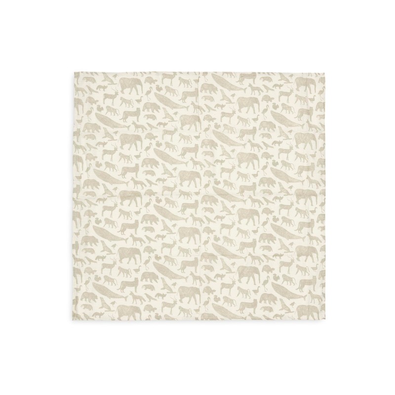 Jollein 535-851-67043 Muslin Cloths / Swaddle Set of 3 Animals
