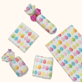 Papel de seda impreso de huevos de Pascua, papel de seda para bolsas de regalo, papel de regalo para envolver bolsas de regalo, papel de regalo para envolver regalos, papel de seda de primavera, 24