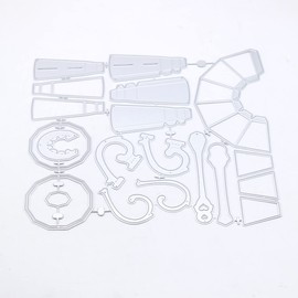 KSCRAFT 3D Teacup Metal Cutting Dies Stencils for DIY Scrapbooking Decorative Embossing DIY Paper Card