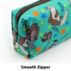 Otters Pencil Case Students Canvas Pen Bag Pouch Stationary Case