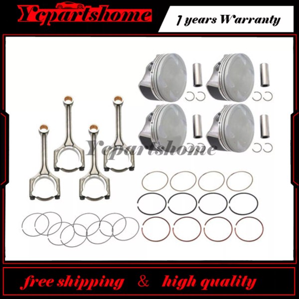 qarmaxparts Connecting Rod & Piston & Ring Set For 11-16