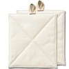 Caldo Canvas Kitchen Pot Holders - Insulated 100% Cotton Canvas