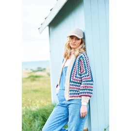 Stylecraft DK Crochet Pattern - 9965 Granny Hexagon Cardigans