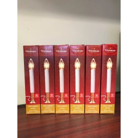 dusk Decorative Electric Window Candle Lights - Sensor Dusk To Dawn - Set of 6