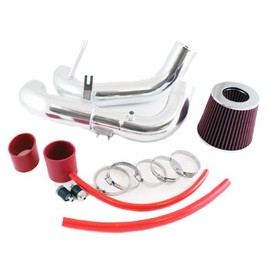 ST Racing 3" Red JDM Cold Air Intake Induction Kit + Filter for 06-11 Honda Civic 1.8L L4