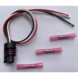 ICP EBP 3 Way Wiring Harness Connector Pigtail for Ford F250 F350 F450 F550 6.0L 7.3L Diesel Powerstroke Replace#5C3Z12224A 904-222