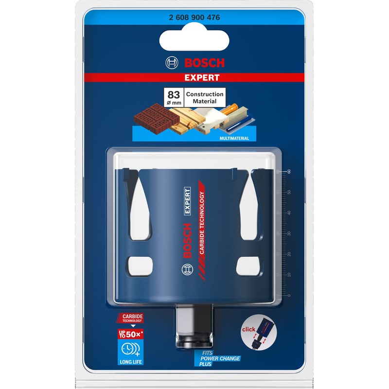 Bosch Professional 1 x Expert Construction Material hole saw (for