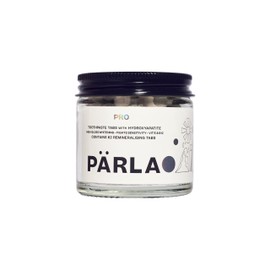 PÄRLA PRO Remineralising Whitening Toothpaste Tablets | 62 Tabs, 1 Month Supply | Sustainable Packaging | Hydroxyapatite Enamel Repair for Sensitive Teeth | Gluten Free & Vegan | Refillable Jar