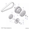 Hammerhead Polaris V-Belt, Genuine OEM Part 3050270, Qty 1