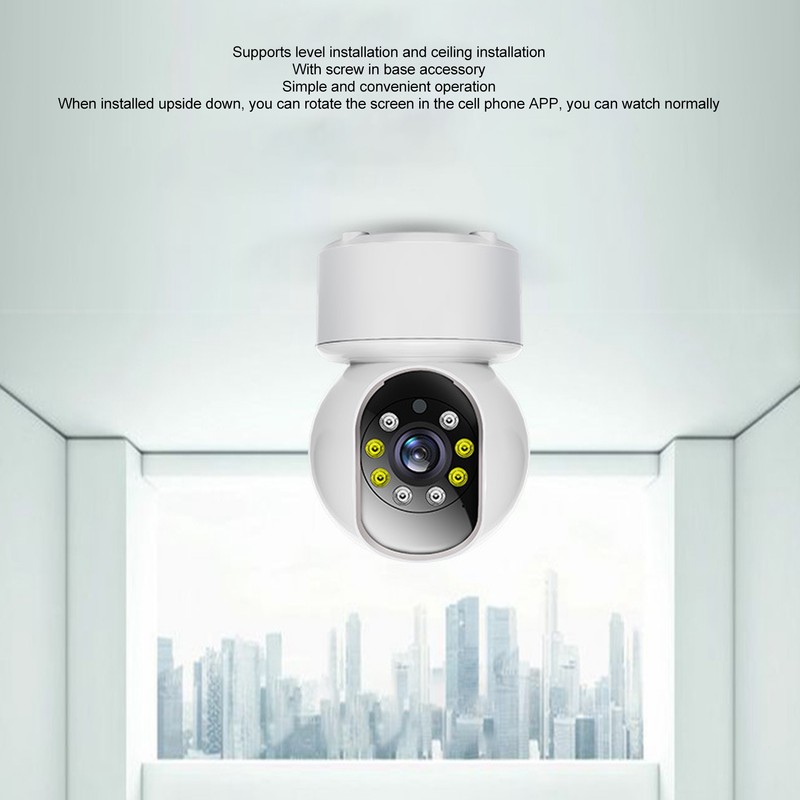 5G WiFi Security Camera HD 360 Degree Lens Night Vision
