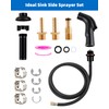 Hygie Rinse Universal Kitchen Sink Faucet Sprayer Head Attachment Compatible