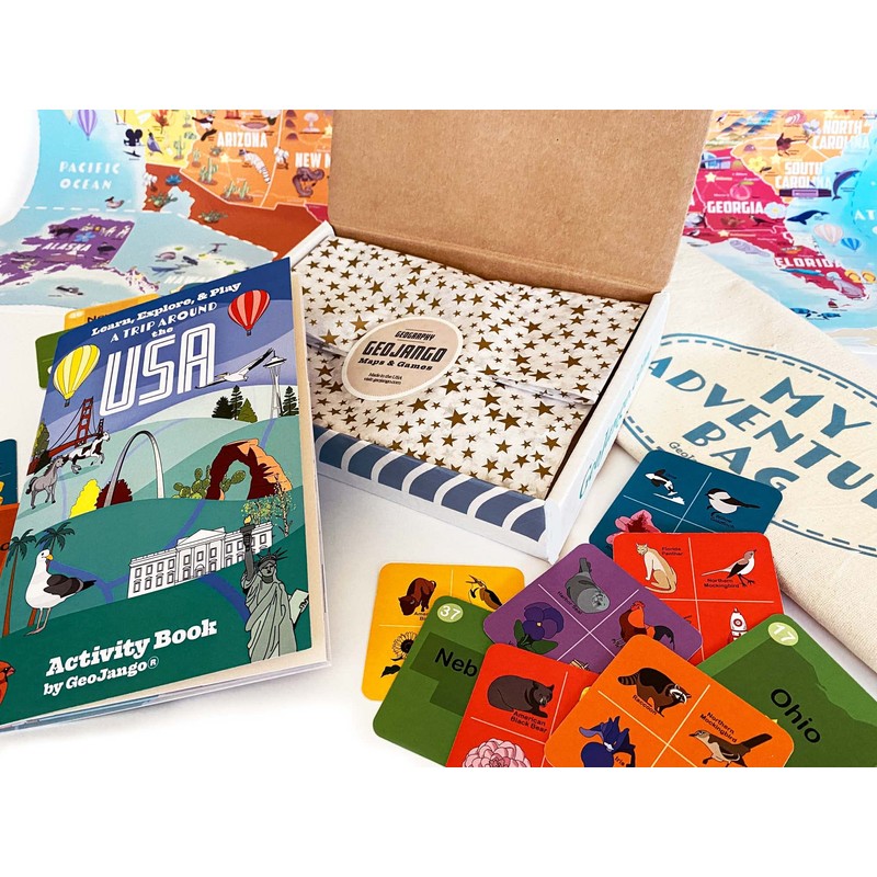 Kids USA Adventure Game Bundle by GeoJango Maps