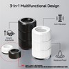 Round Anti Vibration Pads for Washing Machine, Stackable 1.1/2.3/3.5 Inch