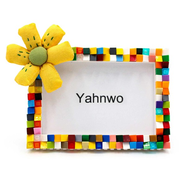 Picture Frame Christmas Gifts for Kids, 4x6 Inches Block Picture