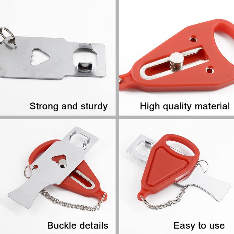 Portable Door Lock, Travel Lock, AirBNB Lock, School Lockdown Lock