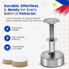 Polvoron Molder Filipino (2.75 pulgadas de alto x 1.75 pulgadas