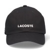 Lacoste Logo Cotton Basic Cap Logo Cotton Basic Cap (Black)