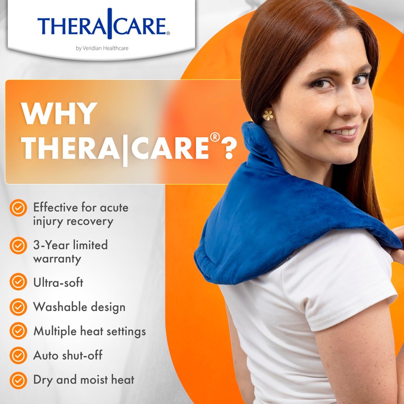Veridian Healthcare Deluxe Heating Pad Wrap for Shoulder and Neck,
