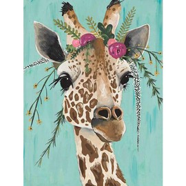 Diamond Painting Kits for Adults, 5D Giraffe Diamond Art Kits, Giraffe Diamond Painting Kits Full Drill, Craftwork for Indoor Décor(12"x16")