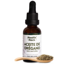 Aceite de Orégano con Carvacrol y Aceite de Oliva Gotas Health Hack