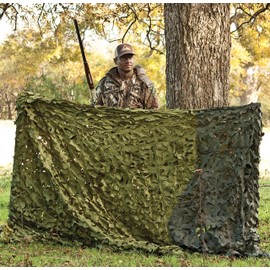 Red Rock Outdoor Gear Hunting Series Camouflage Netting, Woodland, 8 X 10-Feet