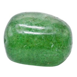 1 oz Green Strawberry Quartz Crystal Tumbled Stones Polished Rocks - Natural Gem Stones for Healing - DIY Crystals for Protection