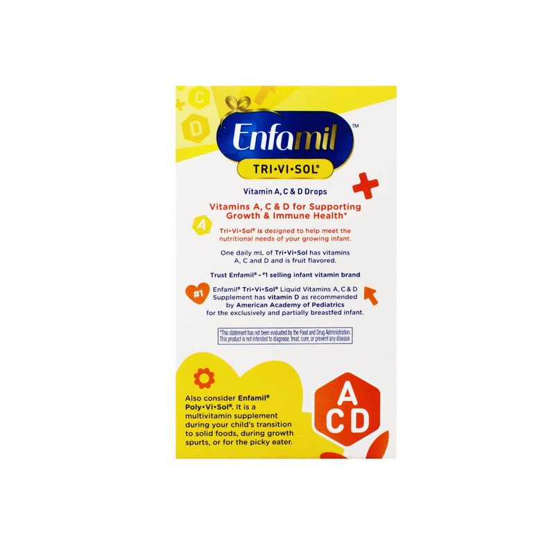 Enfamil Tri-Vi-Sol Supplement Drops, Vitamins A,D and C for Infants