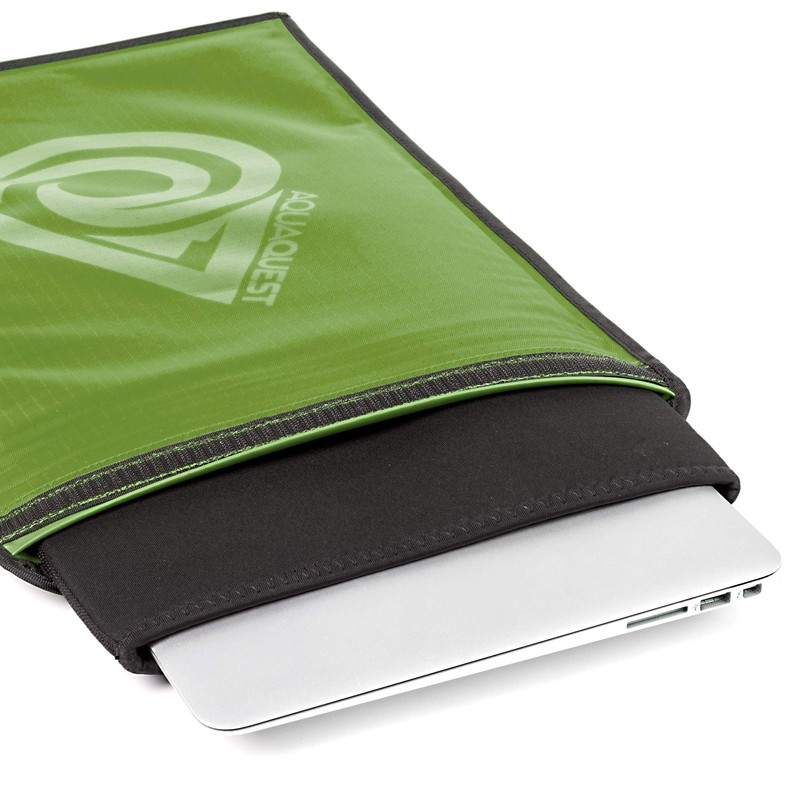 AquaQuest Storm 100% Waterproof Laptop Sleeve – Lightweight Ripstop Nylon