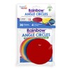 hand2mind Plastic Rainbow Angle Circles for Kids, 7 Different Angles