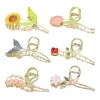 Fs Fsfs Tsts Lk 6 Pieces Of Hairpins, Sweet Shark