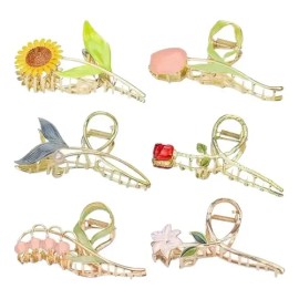 Fs Fsfs Tsts Lk 6 Pieces Of Hairpins, Sweet Shark Clips /