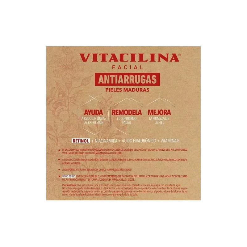 Skincare Facial Anti-arrugas Y Restaurador Cerave Vitacilina