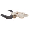 Wakauto 1PCS Skull Wall Hanging Long Horn Cow Skull Creative